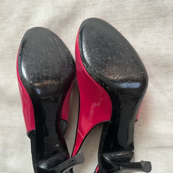 Dolce and Gabbana Y2K Pink Bow Slingback Heels - Picture 7 of 7